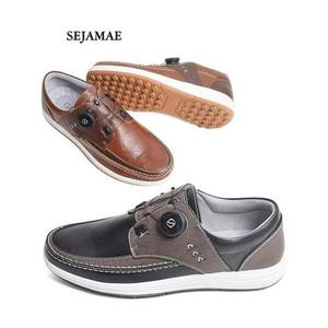 [세자매]소가죽 남성골프화 다이얼 골프용신발 키높이 고퀄리티