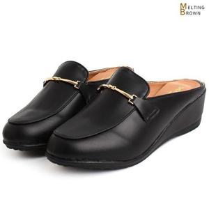 [멜팅브라운] 여자 방한슬리퍼 여자 겨울 키높이통굽슬리퍼 EM01