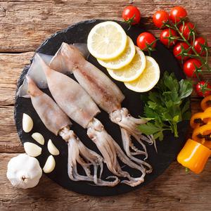 [물맛남] 자연산 손질 오징어 2마리(260g) x 5팩 (총10마리)