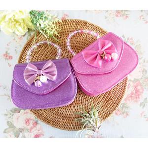 펄샤이닝 리본 어린이 핸드백(4colors) (W6FD61A)