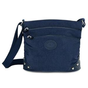 중년 여자 숄더백 외출 보조 크로스백 네이비 가방