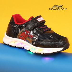 프로월드컵키즈 스파이더맨 맥스 라이팅운동화(NV) PWX