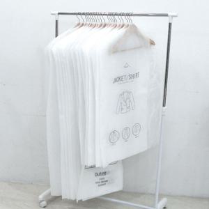 화이트 부직포 투명창 베이직 옷커버 양복20장+코트5장