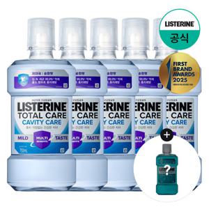 리스테린 토탈케어 캐비티케어 마일드 750mlx5 +(증)쿨민트 250ml