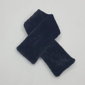 머플러 목도리 넥워머 여성 남성 겨울 페이크퍼 검정 미니