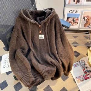 [마마스제이] 넬라후드니트 P0113_여성니트