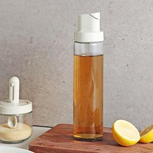 자동오픈 유리오일병 원형 참기름병 양념 간장통 용기 500ml