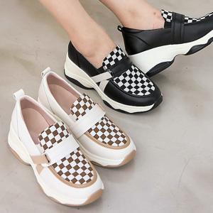 더힐슈즈 패턴※ 키높이 여성여자 슬립온 스니커즈 운동화 7cm sms808