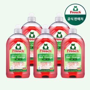 [프로쉬]독일 주방세제 레드오렌지 500ml 5개/공효진