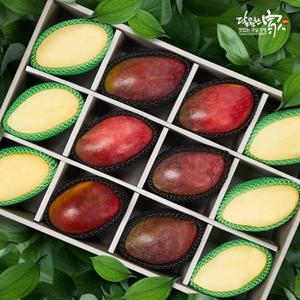 [달콤한가]더 프리미엄 애플6과/태국망고6과 혼합세트(4.4kg/12과)