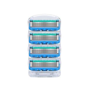 질레트 호환용 프로쉴드 옐로우/스킨텍 면도날(4입) (WFFJW65)