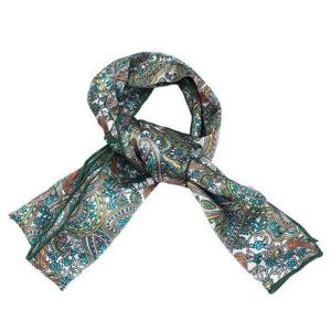 페이즐리 패턴 그린 스카프_SF168 (W051A97)