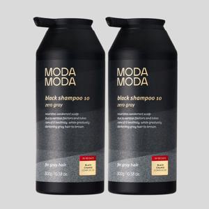 모다모다 제로그레이 블랙10 갈변샴푸 300g 2통