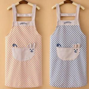 앞치마 다용도 카페 플라워 집 엠에스 공용 방수 래빗포켓 WFKZNFY