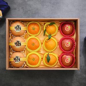 [보자기동봉] 고급 혼합4호 5kg(사과3+배3+한라봉3+레드향3) 과일 선물세트