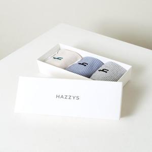 헤지스 남성 [시즌오프][선물추천] [3 PACK] 잔스트라이프 중목  (HZSS5E804MU)