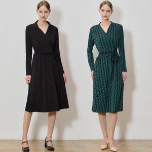 [르오트(LeOT)] 마법날씬핏 에센셜 랩 원피스 (4종택일)-사이즈 55~88까지