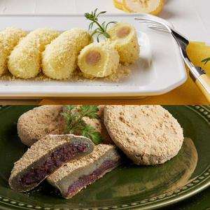 [신세계백화점 선물] 마음이가 인기떡 오리지널 선물세트 A (콩쑥개떡32개+바나나떡30개/총 2박스)