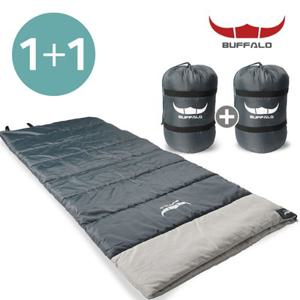 버팔로 침낭 뉴 캐빈2 1+1 다크그레이 사계절 차박 캠핑 이불