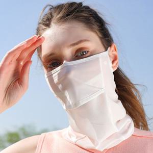 [UV 자외선차단] 숨쉬기 편한 냉감 아이스 실크 골프 쿨 마스크 (아웃도어/등산/낚시/운동)