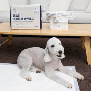 몽트앙 프리미엄 논슬립 강아지 배변패드 대형 30매X4팩(120매)