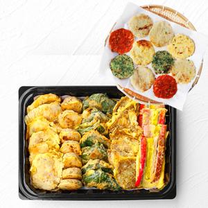 [모듬전1kg+10장]  수제전 5종 1kg+모듬감자전 10장