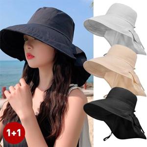 엔비 [2개세트] 플레어 플랩햇 버킷햇 자외선차단 벙거지 버킷햇 플랩캡 모자