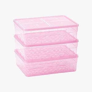 땡스소윤 냉동실 전용 밀폐용기 점보 3개