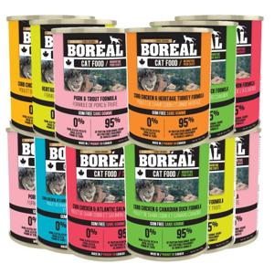 보레알 캣 그레인프리 369g 12개입 고양이주식캔