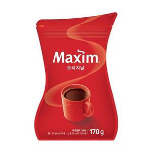 [맥심]동서 맥심 오리지날 리필커피 170g 블랙 알커피 홈카페 (13065835)