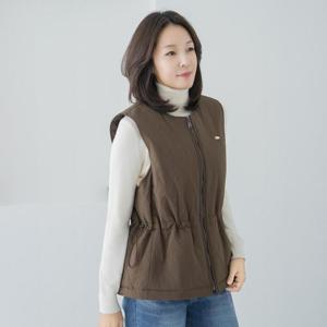 엄마옷 마담4060 실루엣누빔패딩조끼-QVE2510024-