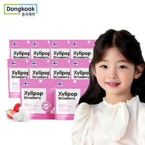 [동국제약] 자일리팝 자일리톨 캔디 딸기 30g x 10개