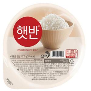 햇반 백미 210g, 36개
