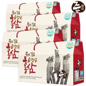 즙쟁이 6년근 홍삼즙 4박스 120포