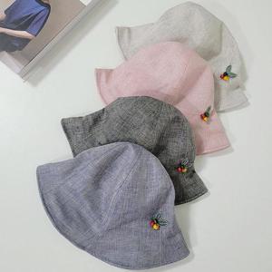 [마메든]나뭇잎 구슬 보넷 4color/엄마 중년 여성 시원한 여름 와이어 챙모자 벙거지 선물용