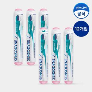 센소다인 딥클린 초 미세모 칫솔 12개