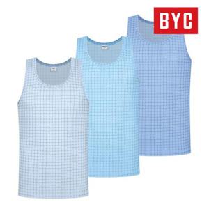 [BYC]BYC 남성 민소매 런닝 순면 나시 메리야스 프리시티 MCF2128 3매입