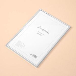 [엄지척]A4 실버 액자 탁상액자 벽걸이겸용 사진액자_19132696_667501