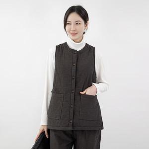 엄마옷 면본딩 생활한복 조끼 516BMN037 중년여성/50대/60대/마담/빅사이즈/할머니옷