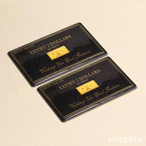 12시이전당일출고 [골드피아] 24K 순금 행운의 2달러 골드카드 2개