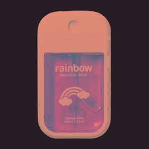 레인보우 세니타이저 미스트(오렌지), 40ml, 1개, 의약외품 손세정제, 손소독제, 스프레이, 휴대용