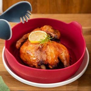 키친아이템 실리콘 에어프라이어용기 중 전자레인지 그릇 오븐