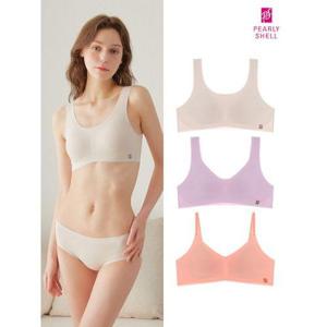 [크로커다일 이너웨어]쉘론 슬림 브라1종/팬티1+1 균일가 택1
