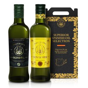 [선물포장] 포스티보나 엑스트라버진올리브유 500ml 해바라기유 500ml 오일선물세트