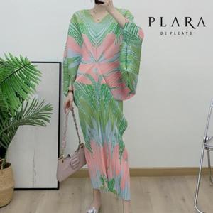 [플라라]플라라 (88까지)하와이안플리츠롱원피스_PK3MOP008C