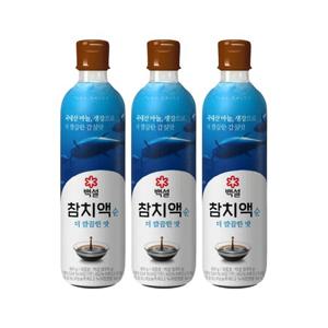 [CJ]백설 참치액 순더깔끔한맛 900g x3개