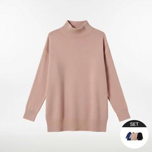 ★4종세트★[엘루아] 터틀넥 라운드 판초 니트 4종세트