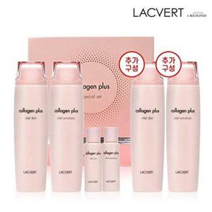 [엘지생활건강]라끄베르 콜라겐(스킨+에멀전) 2세트+샘플 2종
