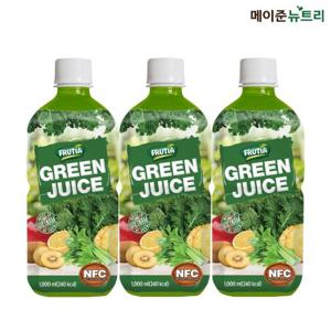 메이준뉴트리 NFC 착즙 프루티아 100% 그린주스 1,000ml 3병