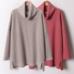 여성의류 OL 터틀넥니트슬릿롱긴팔 B566H012 빅사이즈